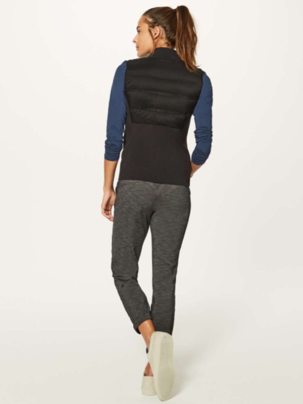 Lululemon | Down & Around Black Vest -Size 8 - Picture 8 of 8